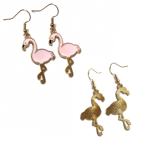 Flamingo Polka Dot Trinket Tray Jewelry Holder - Picture 2 of 4